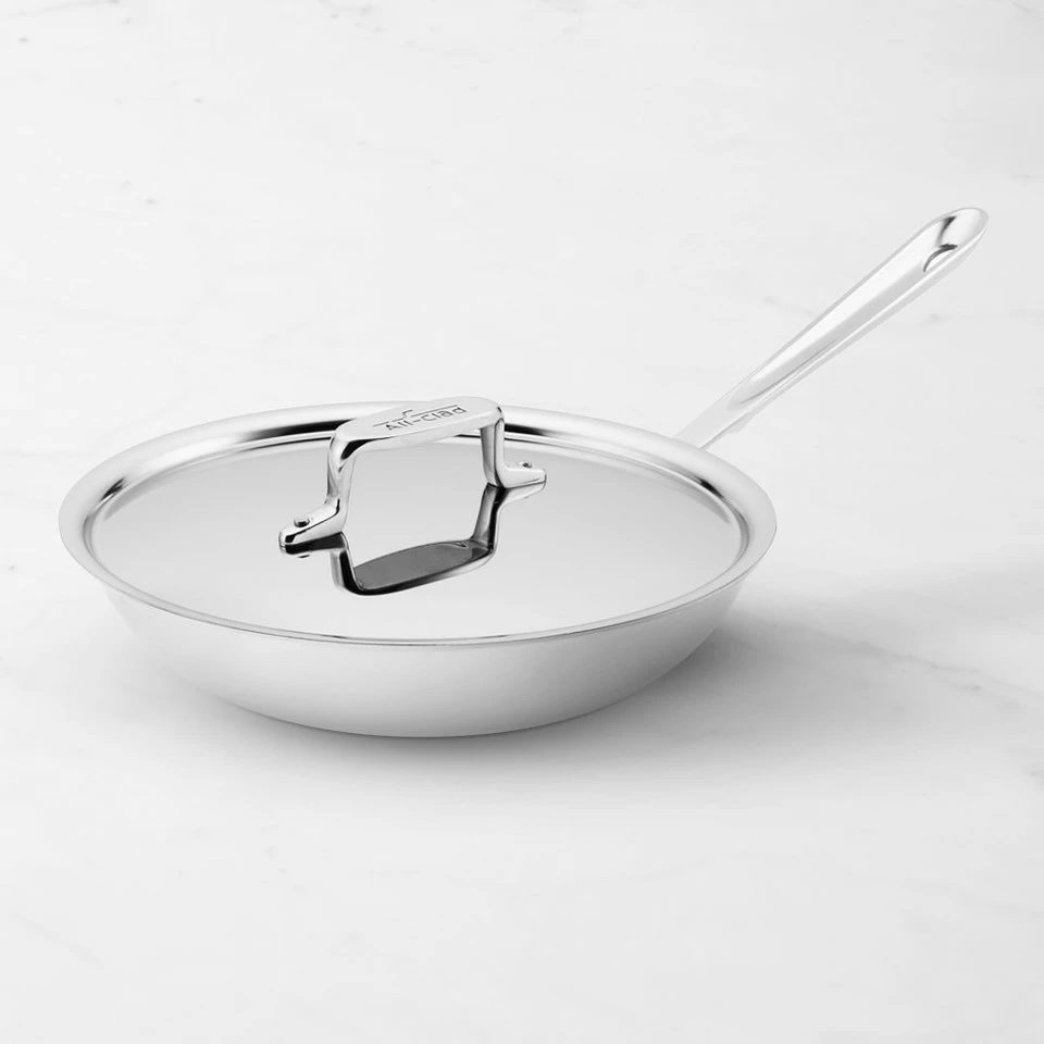 All-Clad d5 Stainless-Steel Nonstick Covered Fry Pan, 30 cm - Image 3
