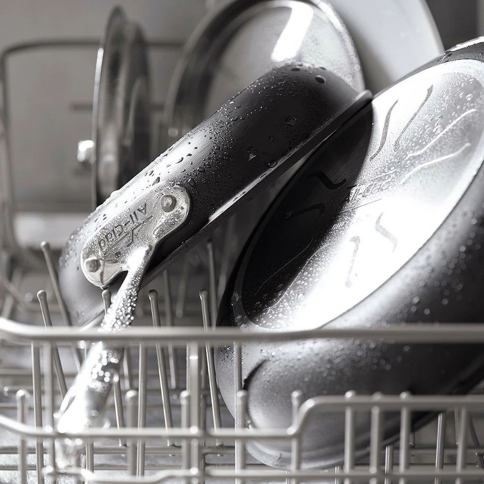 All-Clad NS1 Nonstick Induction Chef's Pan with Lid - Image 7