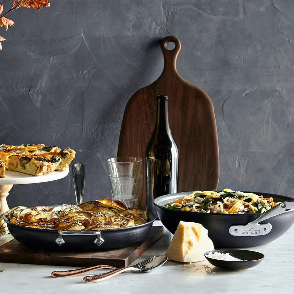 All-Clad NS1 Nonstick Induction Chef's Pan with Lid - Image 5