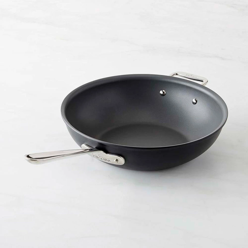 All-Clad NS1 Nonstick Induction Chef's Pan with Lid - Image 3