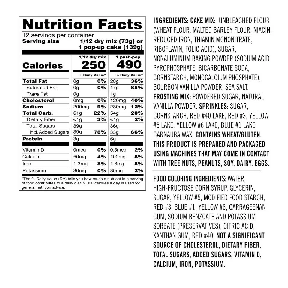 Flour Shop Rainbow Pop-Up Cake Kit - Image 6