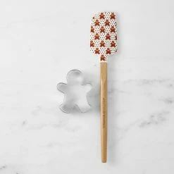 Williams Sonoma Gingerbread Spatula with Cookie Cutter