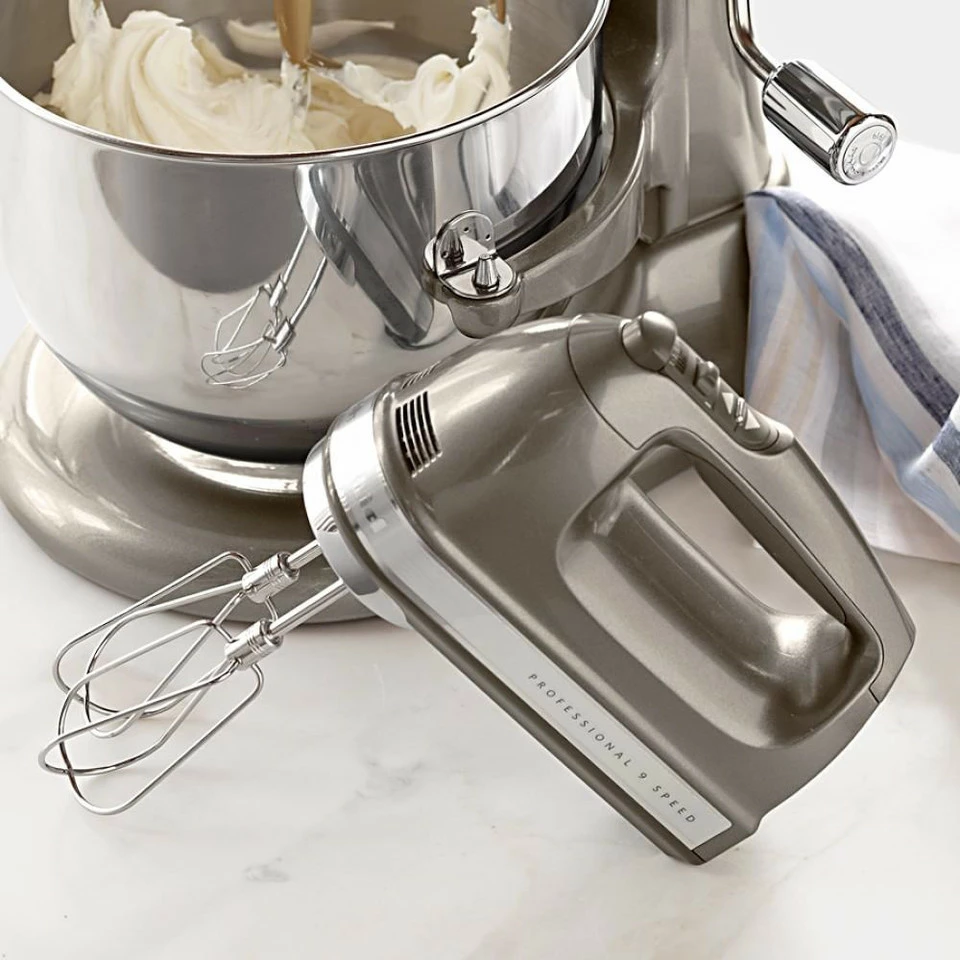 KitchenAid® 9-Speed Professional Hand Mixer, Contour Silver - Image 2