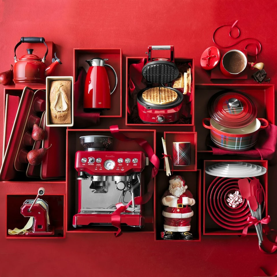 Melamine Mixing Bowls with Lid, Set of 6, Red - Image 7