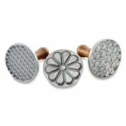 Nordic Ware Heirloom Cast Cookie Stamps, 3-Piece