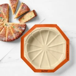 Silpat Non-Stick Silicone Round Cake Mould, 12 Portions