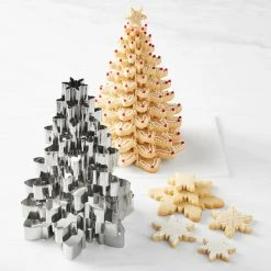 Williams Sonoma Snowflake Kransekake Cookie Cutters 10-Piece Set