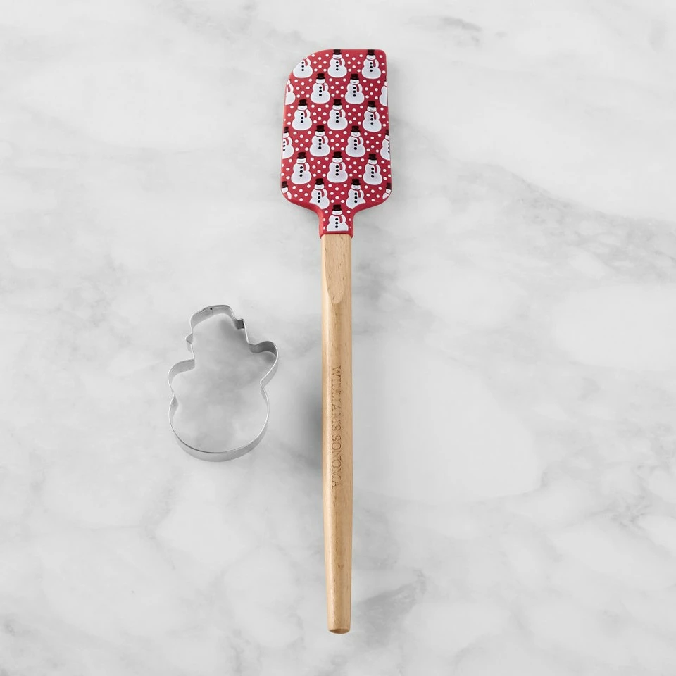 Williams Sonoma Snowman Spatula with Cookie Cutter