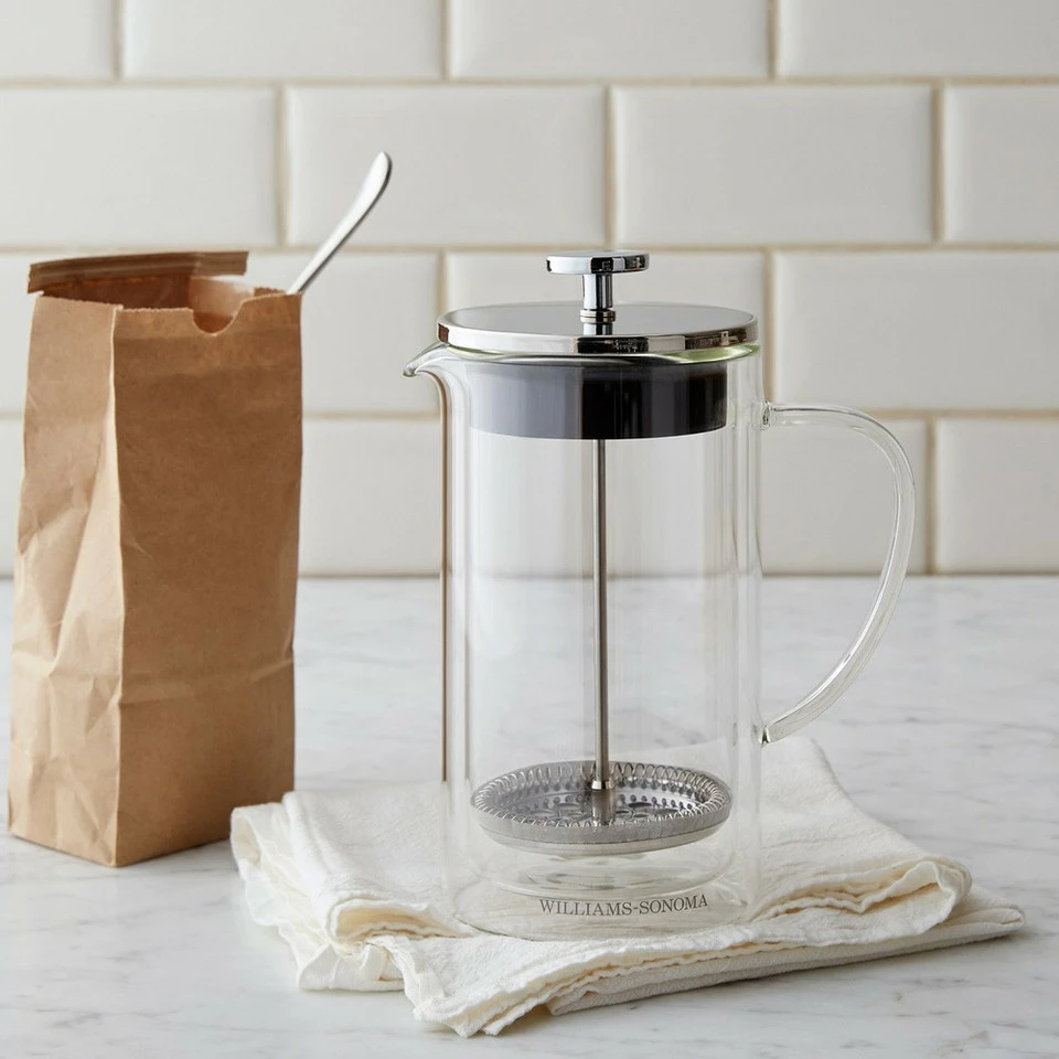 Williams Sonoma Double-Wall Glass French Press