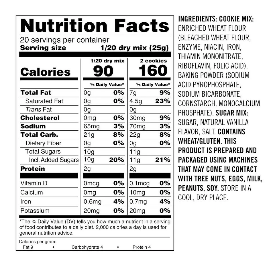 Williams Sonoma Vanilla Sugar Cookie Mix - Image 2