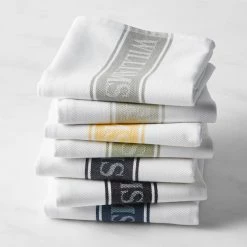 Williams Sonoma Classic Logo Tea Towels, Set of 4