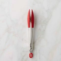 Williams Sonoma Stainless-Steel Silicone Tongs