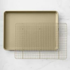 Williams Sonoma Goldtouch® Pro Non-Stick Non Corrugated Half Sheet with Cooling Rack