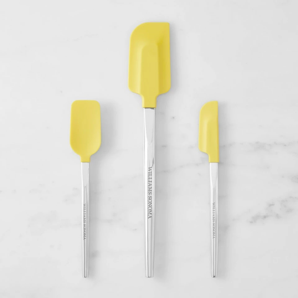 Williams Sonoma Stainless Steel Spatulas, Yellow